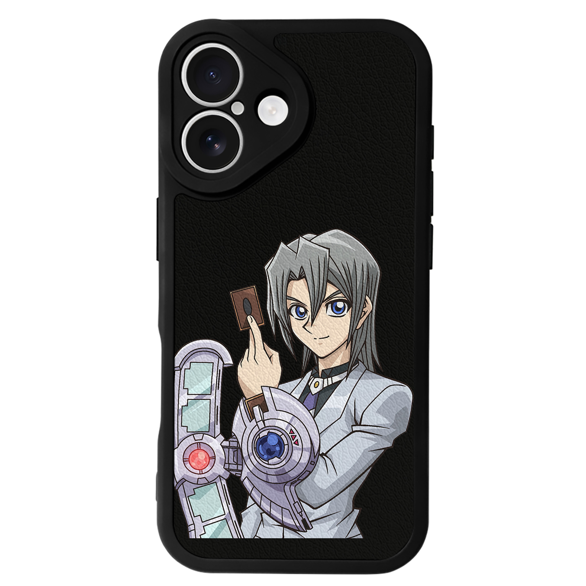 遊☆戯☆王 Yu-Gi-Oh! 【iPhone 16シリーズ対応】シリコンスマホケース（レザー調） 材質：シリコン